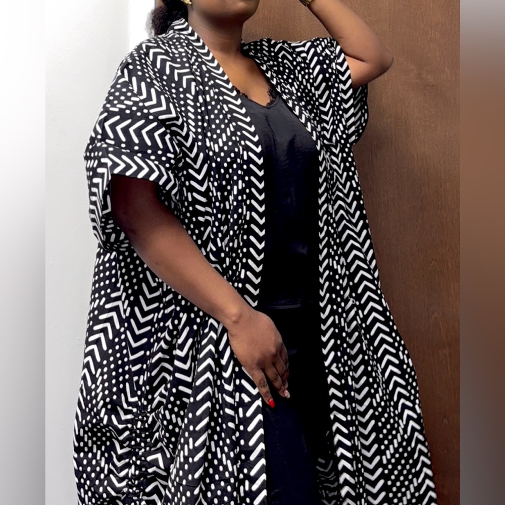Ankara African kimono